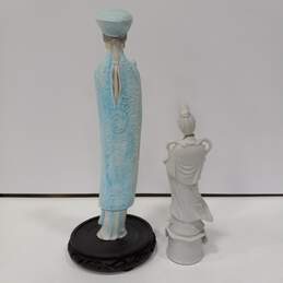 2pc Set of Oriental Men Statues alternative image