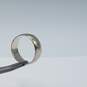 10k Gold White Gold 7mm Band Sz 7 Ring 4.2g image number 2