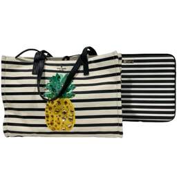 Pineapple Beach Bag w Laptop Case
