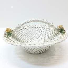 Italian porcelain basket