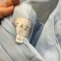 NWT Azazie Womens Ginger Light Blue Spaghetti Strap Long A-Line Dress Size C image number 4