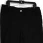 NWT Womens Black Flat Front Straight Leg Tummy Control Ankle Pants Size 16 image number 3