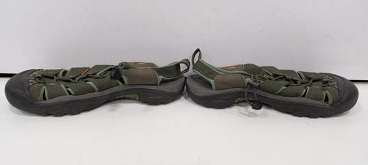 Keen Unisex Green Hiking Sandals Size 10 image number 2