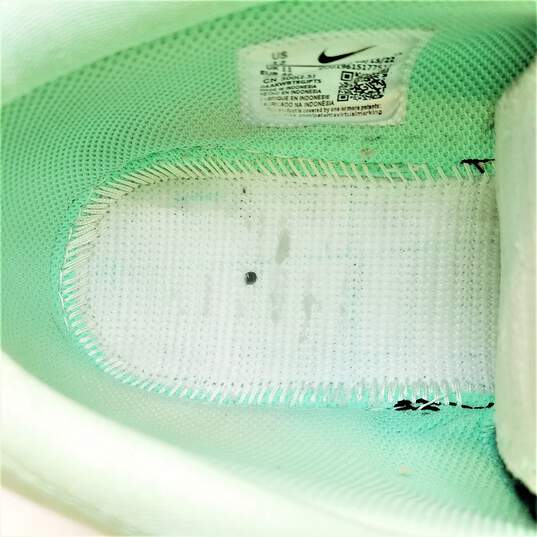Nike Court Zoom Lite 3 Junior Tennis Shoe - Obsidian/Hyper Pink/Green Size (12) image number 8