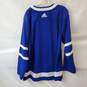 Toronto Maple Leaves Blue Long Sleeve Jersey Size 50 image number 2