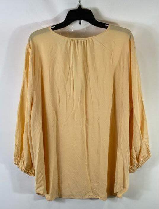 Liz Claiborne Orange Long Sleeve Blouse - Size 1X image number 2