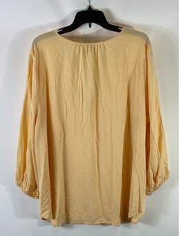 Liz Claiborne Orange Long Sleeve Blouse - Size 1X alternative image
