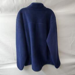 The North Face Blue Fleece Zip Up Jacket Mens Size XXL alternative image