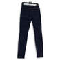 Womens Blue Denim Pockets Medium Wash Slim Fit Skinny Leg Jeans Size 10L image number 2