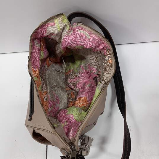 The Sak Beige Leather Hobo Bag image number 3