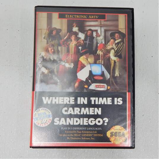 Where in Time is Carmen San Diego? Sega Genesis CIB image number 5