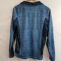The North Face men's blue zip up tech fleece size small image number 3