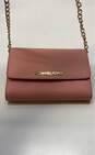 Michael Kors Saffiano Leather Chain Detail Crossbody Pink image number 1