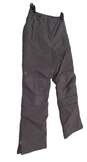 Womens Gray Flat Front Regular Fit Zip Pockets Hiking Pants Size 16 image number 3