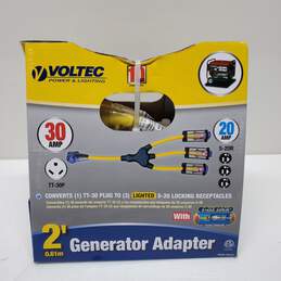 Voltec 2 Foot Generator Adaptor w/ E-Zee Locking Connector Sealed