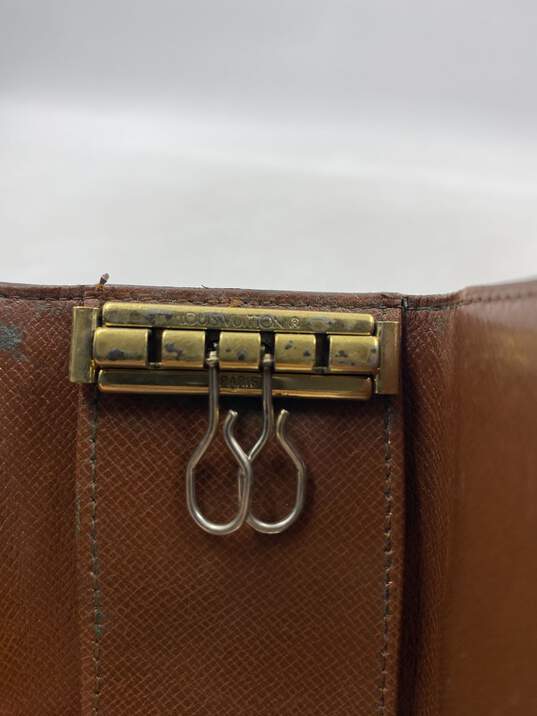 Authentic Louis Vuitton LV Brown Key Holder image number 6