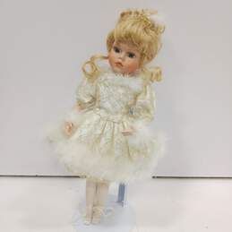Vintage Ballerina Porcelain Doll