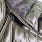 Womens Long Sleeve Zipper Pockets Hooded Full-Zip Puffer Jacket Size Medium image number 3