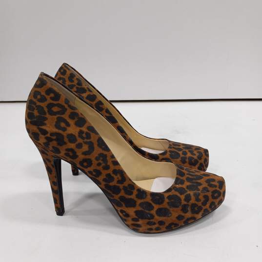 Jessica Simpson Cheetah Print Platform Heels Women's Size 8M image number 1
