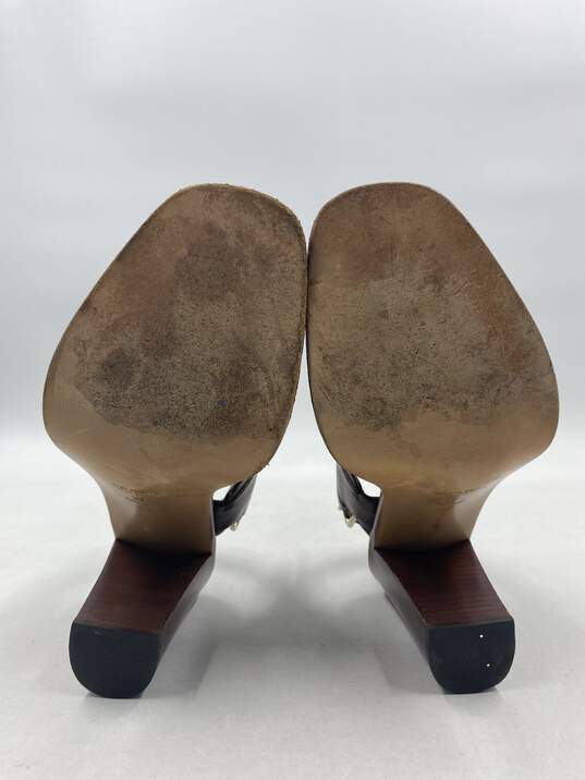 Authentic Prada Brown Slingback Heels W 6.5 image number 7