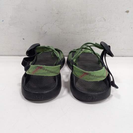 Chaco Women's Classic ZX/2 Green Strappy One Toe Adjustable Comfort Sandals Size 7 image number 3