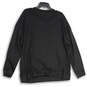 Womens Black Sequin Long Sleeve Crew Neck Pullover Sweatshirt Size XL image number 2