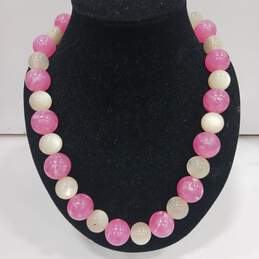 Bundle of Assorted Pink Fashion Costume Jewelry alternative image