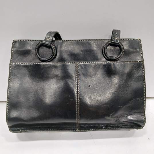 Fossil Black Leather Purse/Bag image number 2