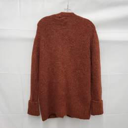 Banana Republic MN's 4 Button Amber Red Alpaca Blend Cardigan Sweater Size SM alternative image