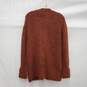 Banana Republic MN's 4 Button Amber Red Alpaca Blend Cardigan Sweater Size SM image number 2