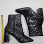 Raid Black Patent Leather Croc Pattern Size 8 Ankle Boots IOB image number 3