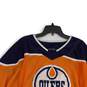 Adidas Mens Orange Blue Edmonton Oilers Leon Draisaitl #29 Hockey Jersey Size 40 image number 3