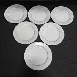 Bundle of 6 Noritake Cumberland Pattern Salad/Lunch Plates alternative image