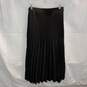 Max Studio London Black Long Pleated Skirt NWT Size L image number 2
