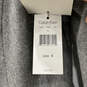 NWT Womens Gray Pleated Long Sleeve Collared Double Breasted Pea Coat Sz 6 image number 7