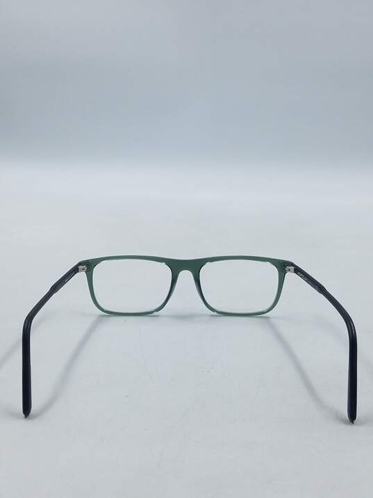Montblanc Clear Green Square Eyeglasses image number 3