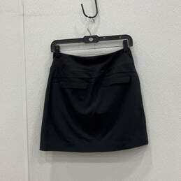 NWT Athleta Womens Soho Black Elastic Waist Pull-On Skort Skirt Size 2 alternative image