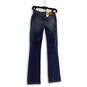 NWT Womens Blue Medium Wash Pockets Bold Curve Denim Bootcut Jeans Size 1M image number 2