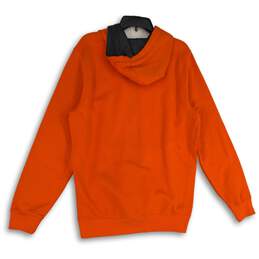NWT Under Armour Mens Orange Drawstring Long Sleeve Full-Zip Hoodie Size Large alternative image
