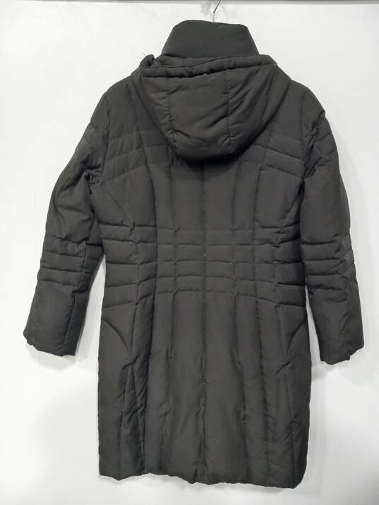 Women's Calvin Klein Quilted Hooded Puffer Jacket Sz M image number 2