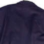 Mens Blue Long Sleeve Notch Lapel Pockets Three Button Blazer Size 51T image number 4