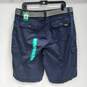 Men's Wearfirst Navy Blue Belted Cargo Shorts Size 38 NWT image number 2