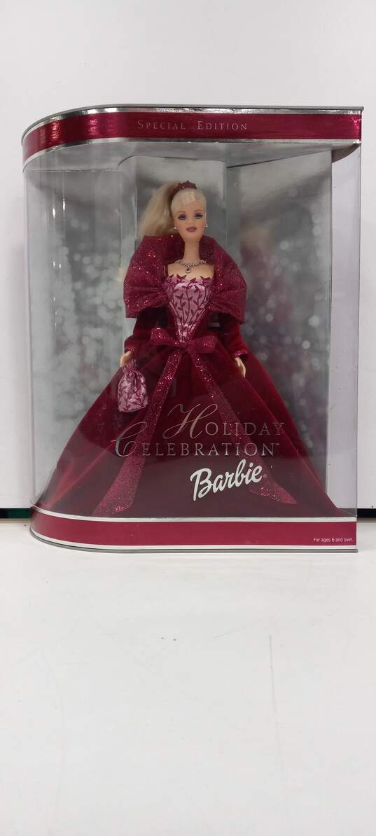 Special Edition 2002 Holiday Celebration Barbie Doll w/Box image number 1