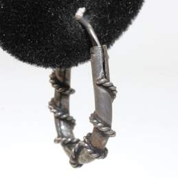 3 Pairs of Sterling Silver Earrings alternative image