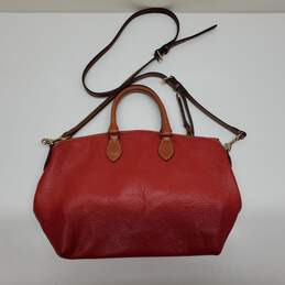 Dooney & Burke Red Leather Crossbody Bag alternative image