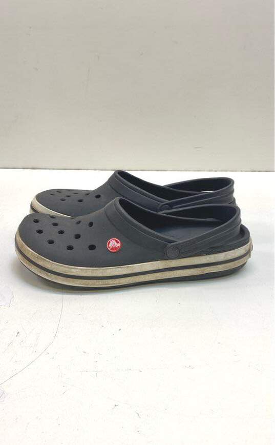 Crocs Black Slip-On Casual Shoe Unisex Adults 11 image number 2