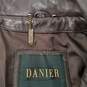 Danier MN's Genuine Leather Brown Bomber Jacket Size XL image number 3