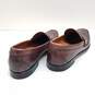 Allen Edmonds Cavanaugh Oxblood Leather Penny Loafers Shoes Men's Size 12 B image number 4
