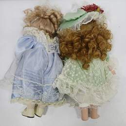 Pair of Seymour Mann Porcelain Dolls alternative image