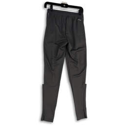 Womens Gray Aeroready Tiro 21 Elastic Waist Drawstring Track Pants Size XS alternative image